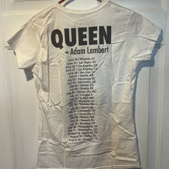 Queen - Adam Lambert Tour Tee - Womens Size Medium - NWOT TS15 - Picture 3 of 4